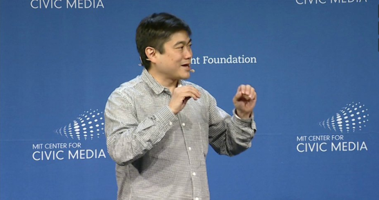 In a brief address delivered at the MIT-Knight Civic Media Conference, Media Lab director Joi Ito proposed the "9 Principles" that will guide the Media Lab's work under his leadership.